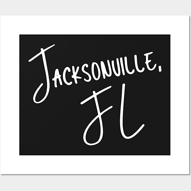 Jacksonville Florida Wall Art by helloshirts